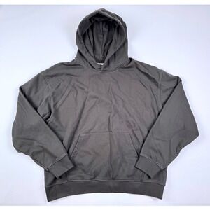 Uprising Dark Gray Men's Hoodie‎ - Size M, 100% French Terry Cotton NWOT